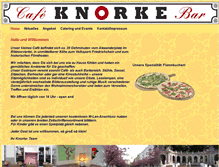 Tablet Screenshot of cafe-knorke-bar.de